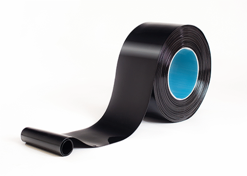 PVC kardin Must 2x200mm/jm